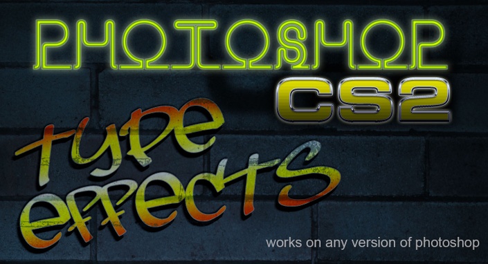 Using Cs2 Photo Effects Photoshop CS2 Type Effects